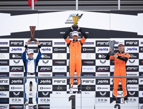 Saintéloc Racing et Théophile Naël signent leur premier podium en monoplace