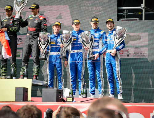 Saintéloc Junior Team sur le podium Silver des 24 Heures de Spa